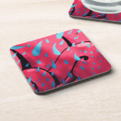 Nassfarbe Getränkeuntersetzer (Linke Seite)