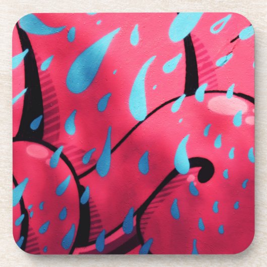 Nassfarbe Getränkeuntersetzer (Vorderseite)