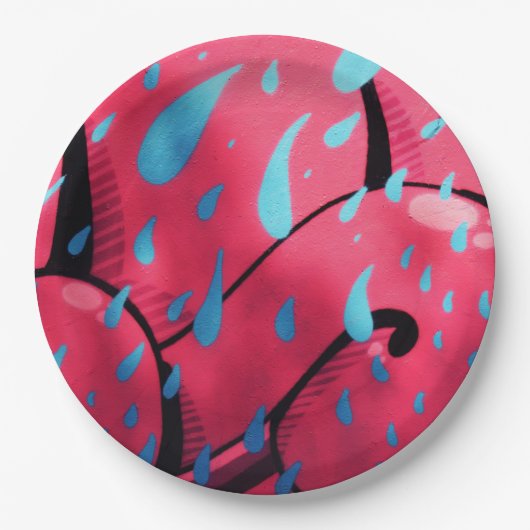 Nassfarbe Pappteller (Vorderseite)