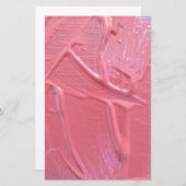 Nassfarbe tropfende rosa Farbe Briefpapier (Vorne/Hinten)