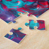 Nassfarbene abstrakte Kunstpalette Moderne Puzzle (Seite)
