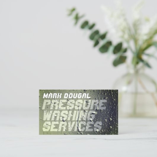 Nassfläche der Imitate Visitenkarte (Stehend Vorderseite)