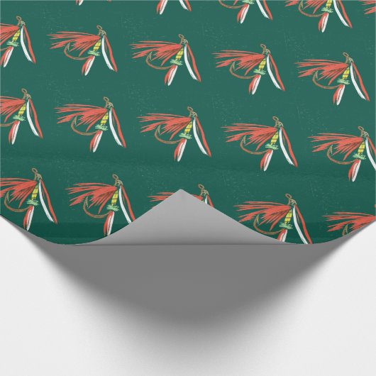 "Nassfliegen" Geschenkpapier (Ecke)