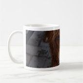 Nasshund mit Banane Kaffeetasse (Links)
