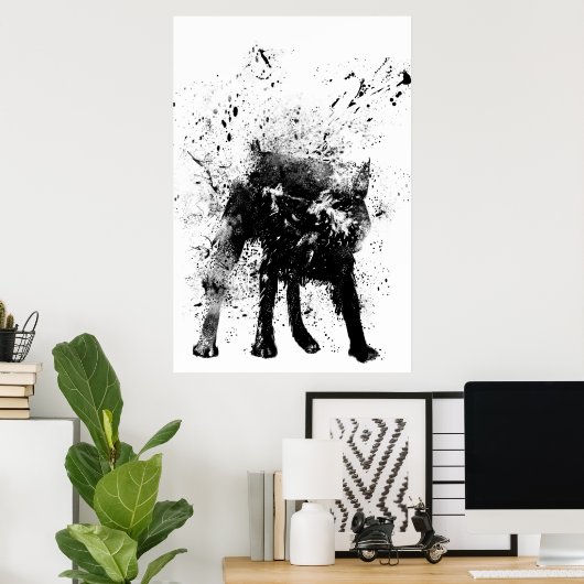 Nasshund Poster (Heimbüro)