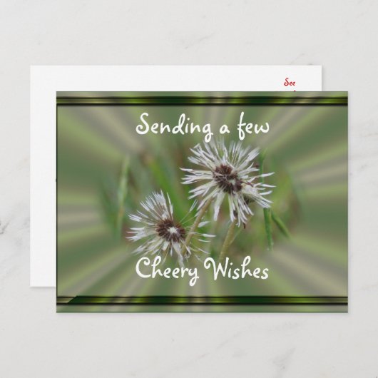 Nassleuchter Postkarte - Beifall oder jede Gelegen (Vorne/Hinten)