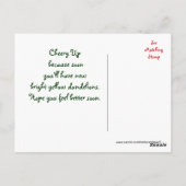 Nassleuchter Postkarte - Beifall oder jede Gelegen (Rückseite)