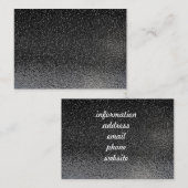 Nassschwarzer Asphalt-Hintergrund Visitenkarte (Vorne/Hinten)