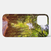 Nassstraße durch grüne Bäume in Humboldt Herbst Case-Mate iPhone Hülle (Rückseite (Horizontal))