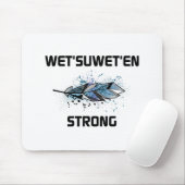 Nass'suwet'en Strong Horizontal Feather Color Mousepad (Mit Mouse)