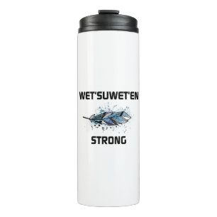 Nass'suwet'en Strong Horizontal Feather Color Thermosbecher