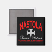 Nastola-Magnet Magnet (Vorderseite/Rückseite)