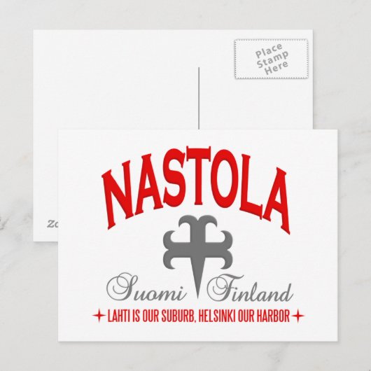 Nastola Postcard Postkarte (Vorne/Hinten)