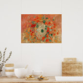 Nasturtien (1905) von Odilon Redon Poster (Küche)