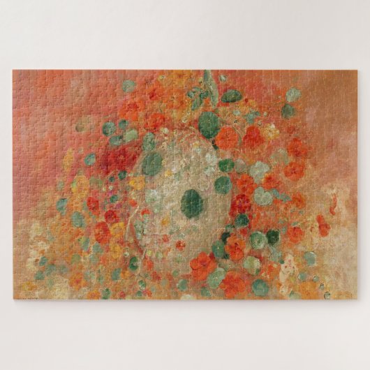 Nasturtien (1905) von Odilon Redon Puzzle (Horizontal)