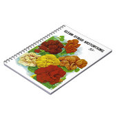 Nasturtien-Etikett Notizblock (Linke Seite)