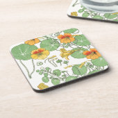 Nasturtien Getränkeuntersetzer (Linke Seite)