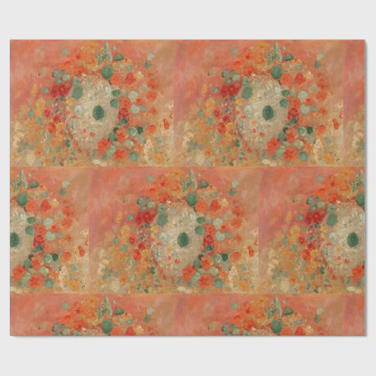 Nasturtien von Odilon Redon Geschenkpapier (Flach)