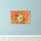 Nasturtien von Odilon Redon Leinwanddruck (Insitu (Holzboden))