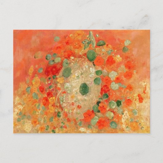 Nasturtien von Odilon Redon Postkarte (Vorderseite)