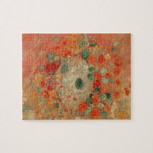 Nasturtien von Odilon Redon Puzzle (Horizontal)