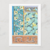 Nasturtium als dekoratives Objekt Postkarte (Vorderseite)