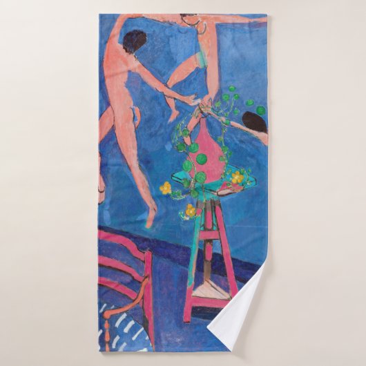 Nasturtium-Blume im Atelier, Matisse Badehandtuch (Badehandtuch)