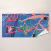 Nasturtium-Blume im Atelier, Matisse Badehandtuch (Badehandtuch)