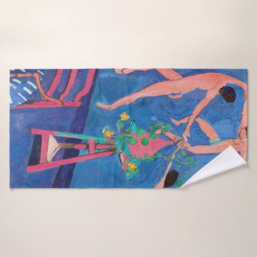 Nasturtium-Blume im Atelier, Matisse Badehandtuch (Badehandtuch)