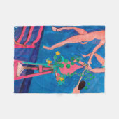 Nasturtium-Blume im Atelier, Matisse Fleecedecke (Vorderseite (Horizontal))