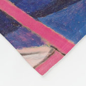 Nasturtium-Blume im Atelier, Matisse Fleecedecke (Ecke)