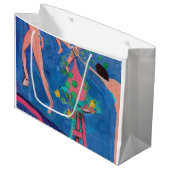 Nasturtium-Blume im Atelier, Matisse Große Geschenktüte (Vorderseite Schrägansicht)