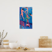 Nasturtium-Blume im Atelier, Matisse Poster (Küche)