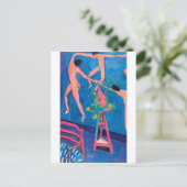 Nasturtium-Blume im Atelier, Matisse Postkarte (Stehend Vorderseite)