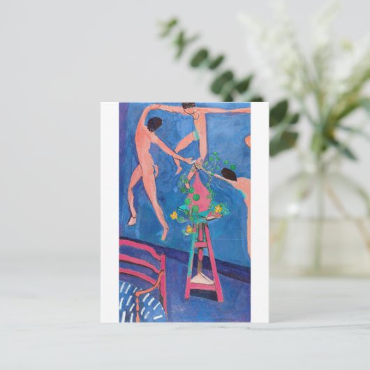 Nasturtium-Blume im Atelier, Matisse Postkarte (Stehend Vorderseite)
