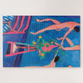 Nasturtium-Blume im Atelier, Matisse Puzzle (Horizontal)