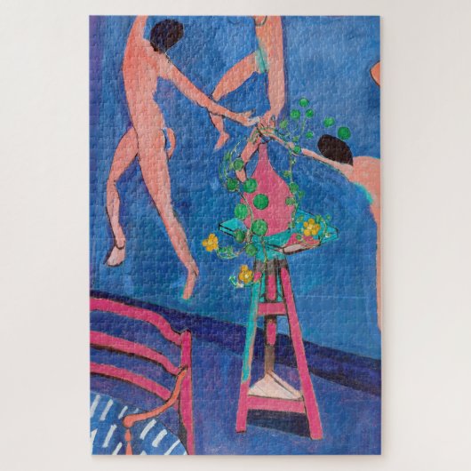 Nasturtium-Blume im Atelier, Matisse Puzzle (Vertikal)
