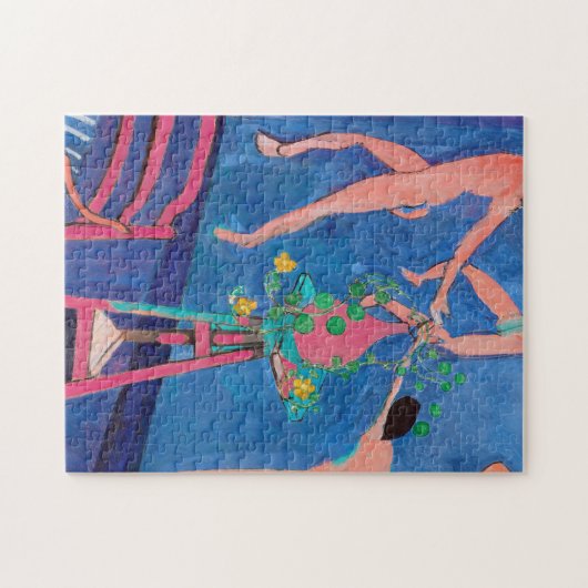 Nasturtium-Blume im Atelier, Matisse Puzzle (Horizontal)