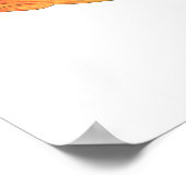 Nasturtium Blume , Japanisch ukio e art Poster (Ecke)