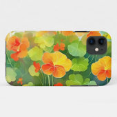 Nasturtium-Blume Lebhaft Case-Mate iPhone Hülle (Rückseite (Horizontal))
