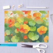 Nasturtium-Blume Lebhaft Seidenpapier (Handwerk)