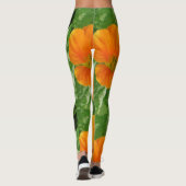 Nasturtium-Blüten Leggings (Rückseite)