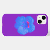 Nasturtium Bright Blue Case-Mate iPhone Hülle (Rückseite (Horizontal))
