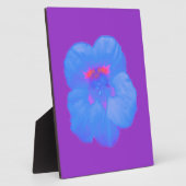 Nasturtium Bright Blue Plaque Fotoplatte (Seite)