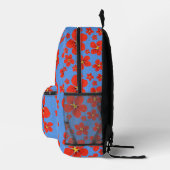 Nasturtium Design Backpack Bedruckter Rucksack (Rechts)
