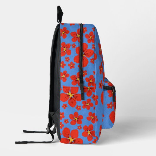 Nasturtium Design Backpack Bedruckter Rucksack (Links)