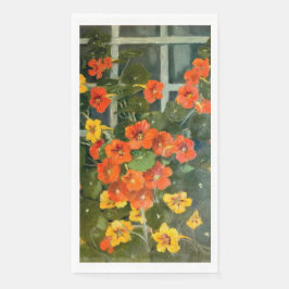 Nasturtium Guest Towel Napkin Serviette