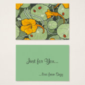 Nasturtium & Ladybird "Just for You" (Vorne & Hinten)