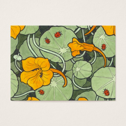 Nasturtium & Ladybird "Just for You" (Vorderseite)