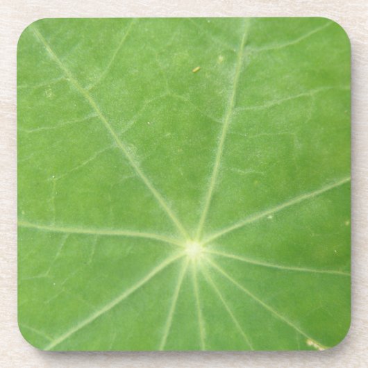 Nasturtium Leaf Cork Untersetzer (Vorderseite)